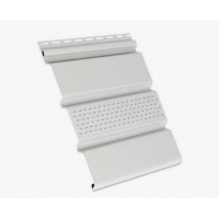 Софит белый с центральной перфорацией Софит белый с центральной перфорацией