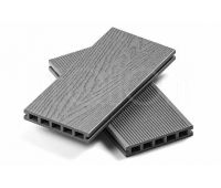 Террасная доска 3D Evolution WOOD GRAY (серый) 3 м