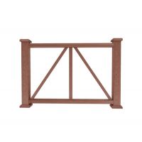 Ограждение из ДПК Е1 терракот