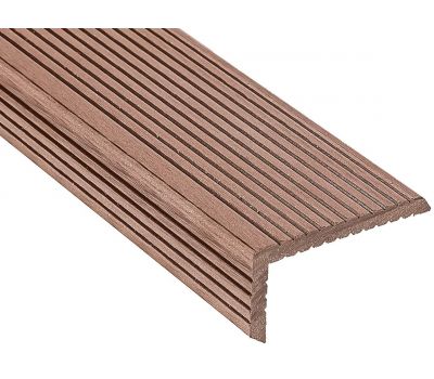 Уголок из ДПК 70х35 Махагон от производителя  Deckart (Россия) по цене 270 р