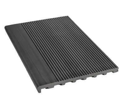 Ступень полнотелая из ДПК Optimum Графит от производителя Deckart (Россия) по цене 2 100 р Ступень полнотелая из ДПК Optimum Графит от производителя Deckart (Россия) по цене 2 100 р