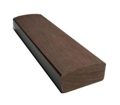 Лавочный брус Некст полнотелый брашированный 70х35 Шоколад (под заказ) от производителя  Ecodecking по цене 620 р