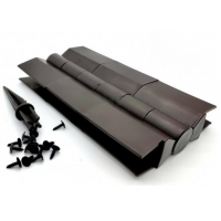 Угол поворотный от 60° до 180° пластик для доски 225х25-30 из ДПК Чёрный Угол поворотный от 60° до 180° пластик для доски 225х25-30 из ДПК Чёрный