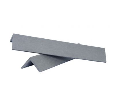Уголок шлифованный из ДПК завершающий Серый от производителя  Polivan Group по цене 230 р