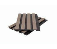 Стеновая панель брусковая из ДПК CO-EX MIX Snow Mix