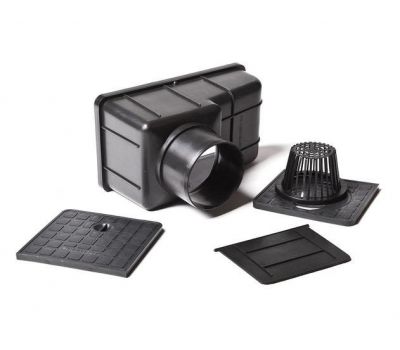 Ливнеприемник кровельный с вертикальным патрубком Чёрный от производителя Аквасток по цене 495 р Ливнеприемник кровельный с вертикальным патрубком Чёрный от производителя Аквасток по цене 495 р