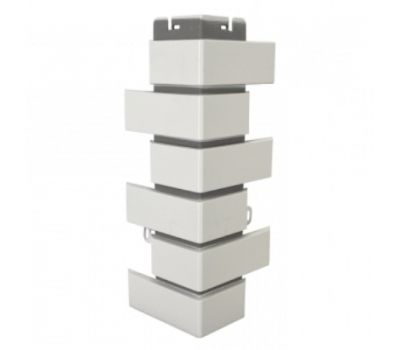 Угол наружный Кирпич клинкерный Белый от производителя Альта-профиль по цене 681 р Угол наружный Кирпич клинкерный Белый от производителя Альта-профиль по цене 681 р