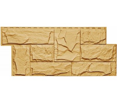 Фасадные панели СЕРИЯ Гранит Леон - Бежевый от производителя  Т-сайдинг по цене 580 р