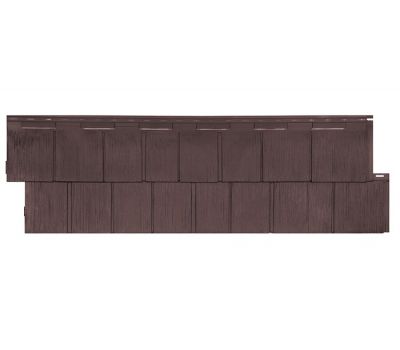 Фасадные панели СЕРИЯ Щепа Пихта ЭКО-1 - Браун от производителя  Т-сайдинг по цене 520 р