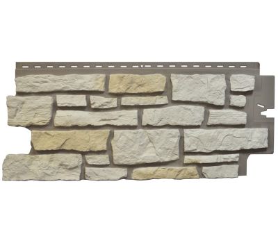 Цокольный сайдинг Creek Ledgestone (Бутовый камень) Ivory White от производителя  Nailite по цене 0 р