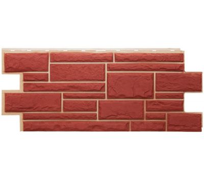 Фасадные панели СЕРИЯ Дикий камень - Красный от производителя Т-сайдинг по цене 580 р Фасадные панели СЕРИЯ Дикий камень - Красный от производителя Т-сайдинг по цене 580 р