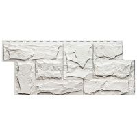 Фасадные панели СЕРИЯ ЭКО-1 ГРАНИТ ЛЕОН - Уайт