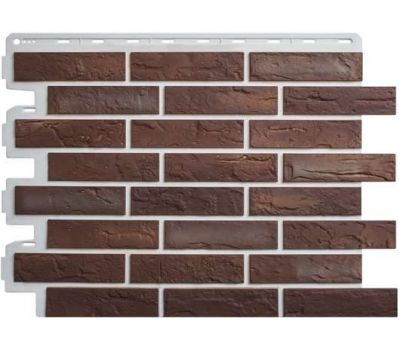 Фасадные панели (цокольный сайдинг)   Кирпич рижский - 01 от производителя  Альта-профиль по цене 664 р
