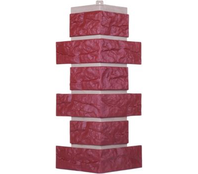 Угол Лондон Брик Кирпич - Красный от производителя  Т-сайдинг по цене 380 р