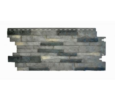 Цокольный сайдинг Stacked-Stone Premium (Природный камень Премиум) Lewiston Crest (Графит) от производителя  Nailite по цене 0 р