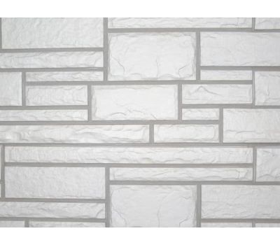 Цокольный сайдинг Hand-Cut Stone (Дворцовый Камень) GLACIER WHITE (Белый камень) от производителя  Nailite по цене 0 р