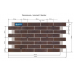 Фасадная Retro Brick Curry от производителя  Термопанели Аляска по цене 3 200 р
