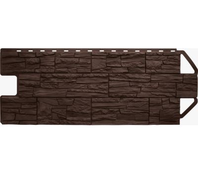 Фасадные панели Гранд Каньон ЭКО Коричневый от производителя  Альта-профиль по цене 595 р