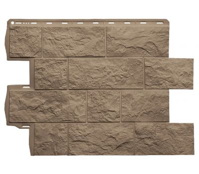 Фасадная панель Туф ЭКО Бежевый от производителя Альта-профиль по цене 573 р Фасадная панель Туф ЭКО Бежевый от производителя Альта-профиль по цене 573 р