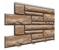 Цокольный сайдинг коллекция NEW - Миндаль