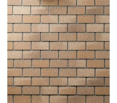 Плитка Фасадная битумная, HAUBERK кирпич Песчаный от производителя  Технониколь по цене 765 р