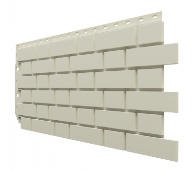 Фасадные панели Flemish (гладкий кирпич) Молочный от производителя  Docke по цене 570 р