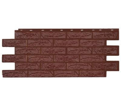Фасадные панели СЕРИЯ Лондон Брик Кирпич Эко - Браун от производителя  Т-сайдинг по цене 520 р