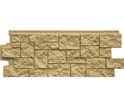 Фасадные панели Стандарт Дикий камень Песочный от производителя  Grand Line по цене 485 р