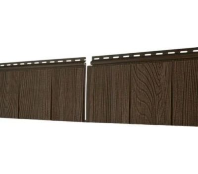 Фасадная панель S-Lock Щепа Каштан от производителя  Ю-Пласт по цене 419 р