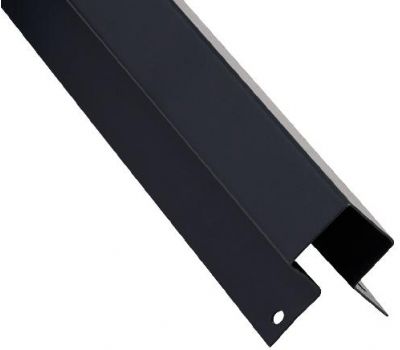 Внешний симметричный угловой профиль RAL 7024 от производителя  FCS Group по цене 3 685 р