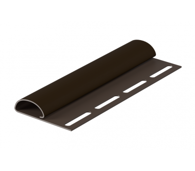 Финишная планка Элит для сайдинга, коричневая от производителя по цене 330 р Финишная планка Элит для сайдинга, коричневая от производителя по цене 330 р