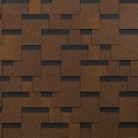 Гибкая черепица Комфорт, коллекция Болеро – Терракота