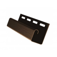 J-профиль (J-trim) коричневый для винилового сайдинга