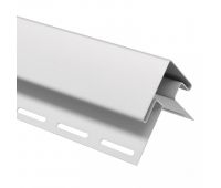 Внешний (наружный) угол белый для сайдинга