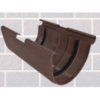 Соединитель для желоба Коричневый Соединитель для желоба Коричневый