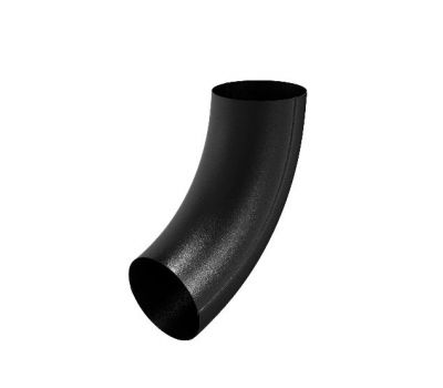 Колено трубы RAL 9005 Чёрный 125/90 от производителя  Aquasystem по цене 418 р