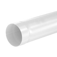 Труба водосточная RAL 9003 Белый 1.00м 125/90