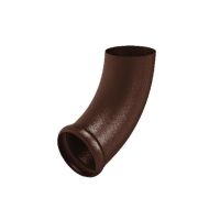 Отвод трубы декорированный RAL 8017 Коричневый matt 150/100