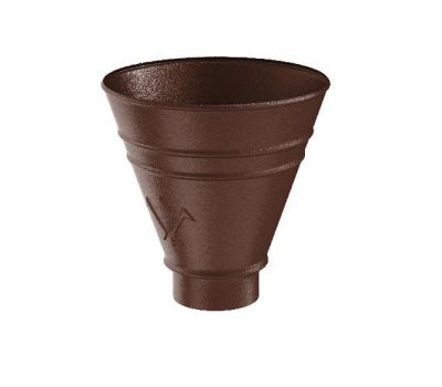 Воронка водосборная круглая RAL 8017 Коричневый matt 150/100 от производителя  Aquasystem по цене 5 707 р