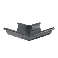 Угол желоба, наружный 90° RAL 7024 Тёмно-серый 150/100