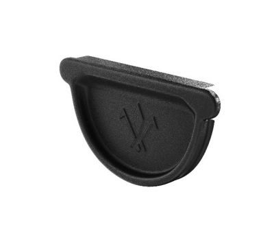 Заглушка универсальная с резиновым уплотнителем RAL 9005 Чёрный 125/90 от производителя  Aquasystem по цене 157 р