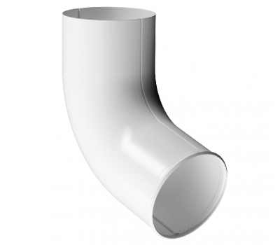 Отвод трубы D90, ПЛОМБИР (RAL 9010) от производителя Docke по цене 915 р Отвод трубы D90, ПЛОМБИР (RAL 9010) от производителя Docke по цене 915 р