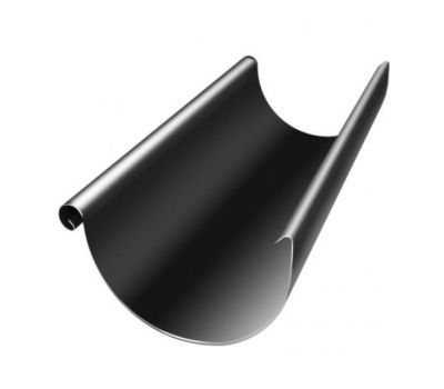 Водосточный желоб 3м Чёрный (RAL 9005) от производителя  Grand Line по цене 1 740 р