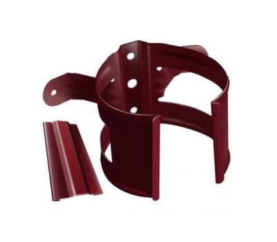 Кронштейн трубы (на дерево) Вишневый (RAL 3005) от производителя Grand Line по цене 315 р Кронштейн трубы (на дерево) Вишневый (RAL 3005) от производителя Grand Line по цене 315 р