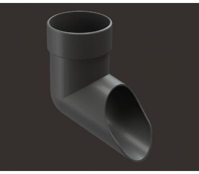 Отвод Lux ПВХ Графит от производителя  Docke по цене 461 р